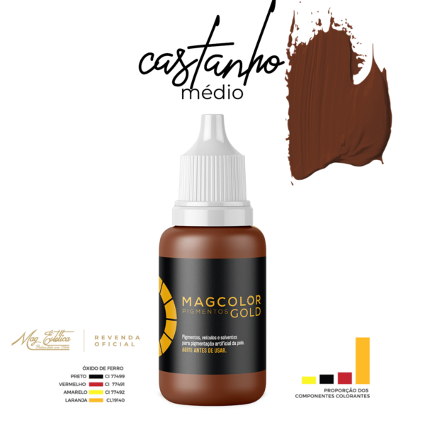 Pigmentos Gold Mag Color 10ml