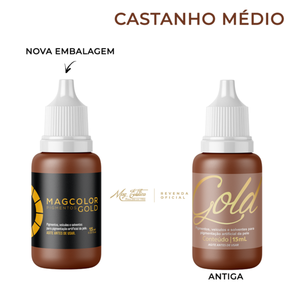Pigmentos Gold Mag Color 10ml