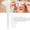 Vernier plástico para diseño de cejas