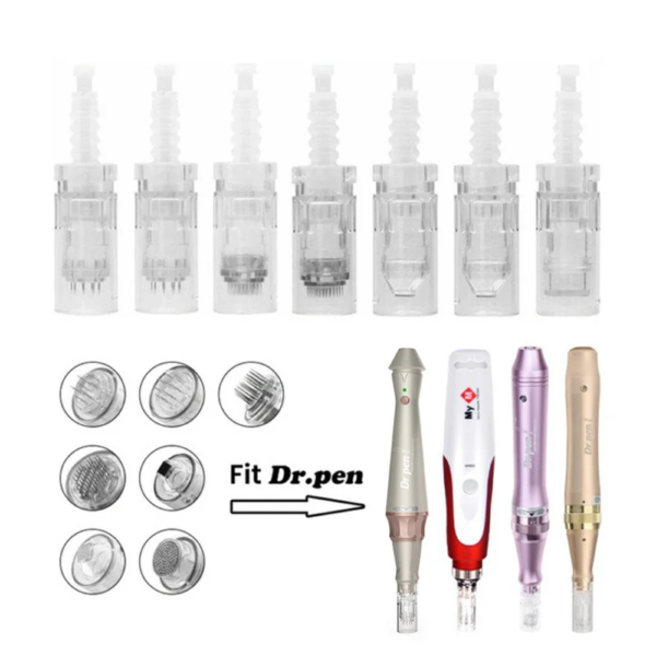 Cartuchos de Microagujas para Dr. Pen M5, M7, E30, A6 y Dermapen Genéricos