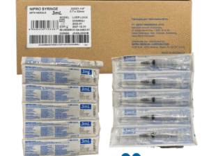 Jeringa 3ml 22x32mm con aguja NIPRO