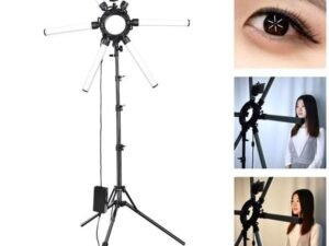 LAMPARA ESTRELLA Lámpara LED profesional AL-120X de 6 brazos 120 W