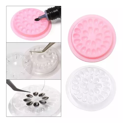 Porta adhesivo para extensiones de pestañas