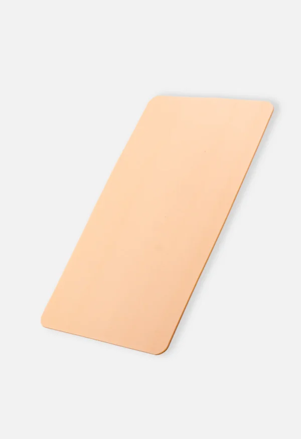 Látex liso rectangular para práctica