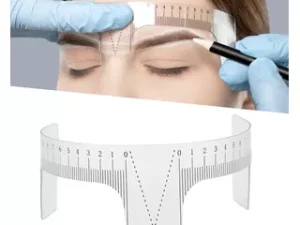 regla reutilizable Regla plástica reutilizable para diseño de cejas