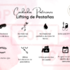 Tarjeta personalizable Cuidado Posterior del Lifting de Pestañas