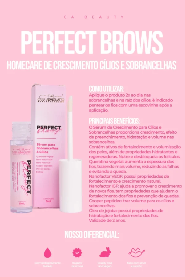 Serum para crecimiento de cejas Ca Beauty