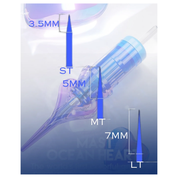 Cartuchos Universales para Micropigmentación MAST Ocean Heart