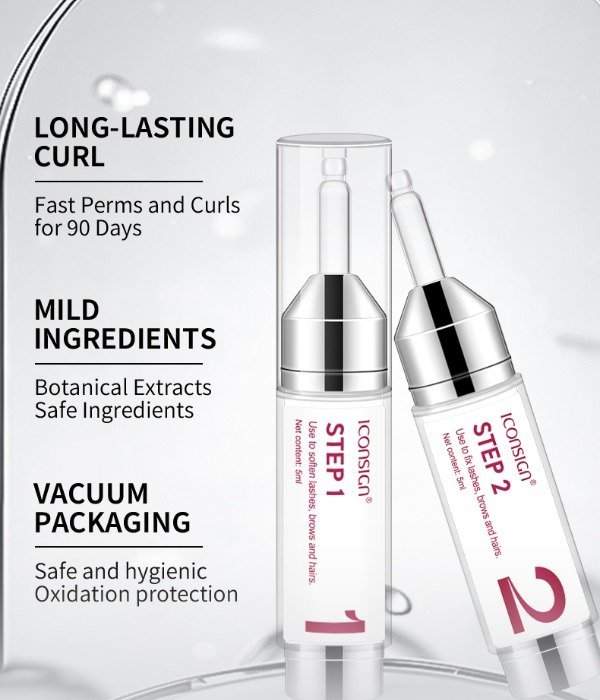 1 y 2 ICONSING Plant Extract Lift Kit paso 1 y 2