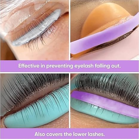 RAINBOW2 Tira de silicona reutilizables para levantamiento de pestañas 3 pares