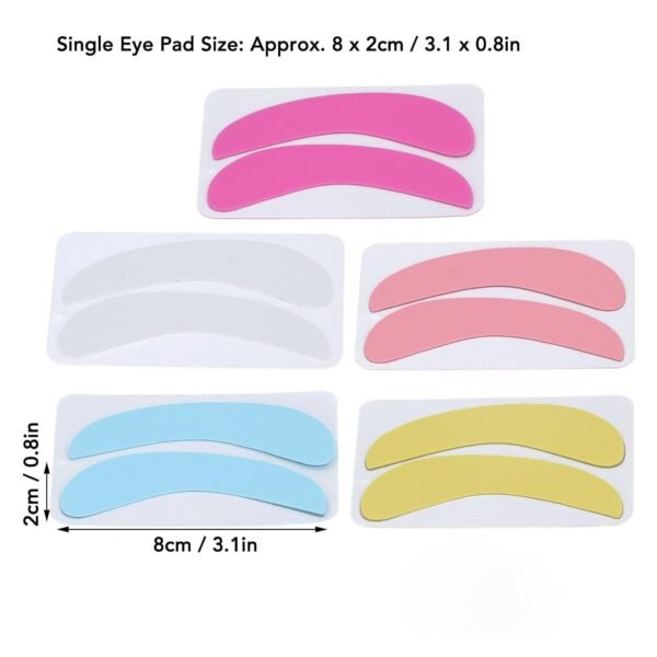 Parches de silicon reutilizables para párpado inferior 1par