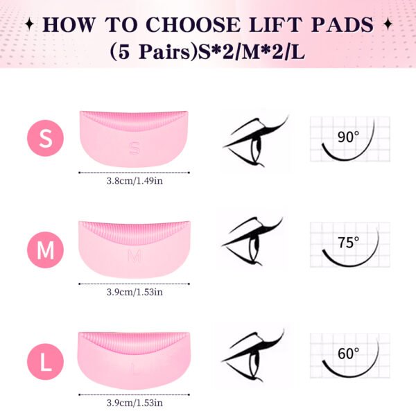 ICONSING Pads de silicon reutilizables con ranuras 5 pares