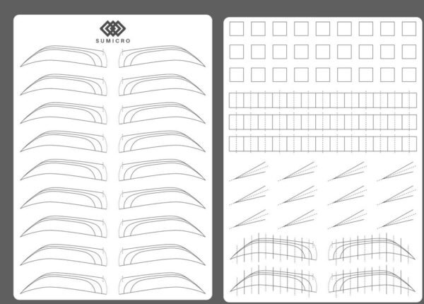 Látex blanco 2.0mm SUMICRO para práctica powder brows