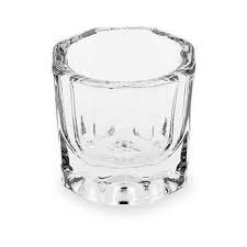 Dappen contendor de vidrio para henna