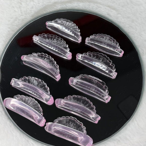 moldes cc shell 5 tallas Moldes Shell Curl Curva C para Lash Lifting – 5 Tallas