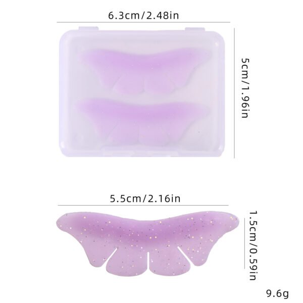 Pads Mariposa silicona para parpado inferior autoadhesivas