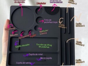 paleta Paleta de laminación de pestañas y cejas de gran tamaño