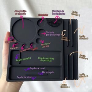 Paleta de laminación de pestañas y cejas de gran tamaño