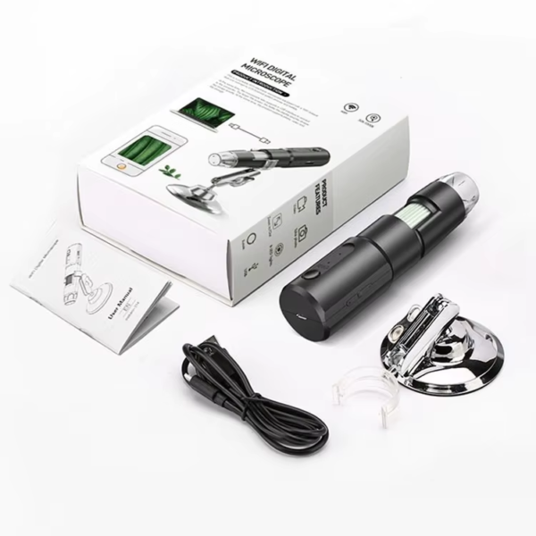 MICROSCOPIO digital portatil WiFi HD 50X–1000X