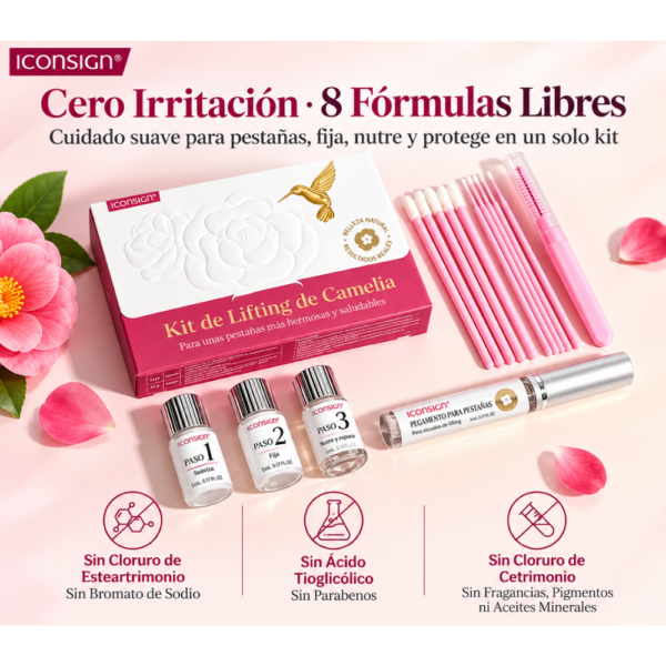 Kit de Lifting de Pestañas ICONSIGN Camellia Fast