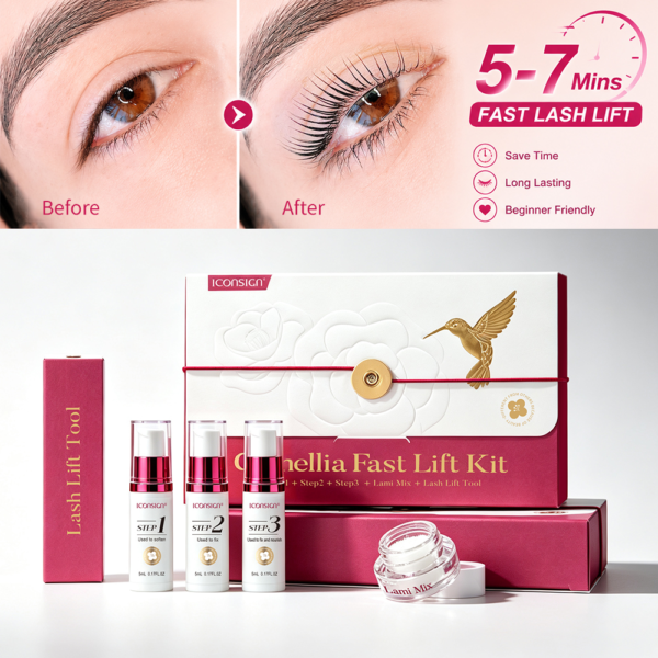 IK22014 Camellia Fast Kit completo Kit Completo de Lifting de Pestañas ICONSIGN Camellia Fast