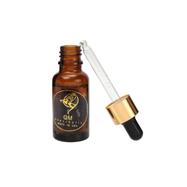 Anestesia Secundaria Líquida QM Makeup 25 ml abierta Anestesia Secundaria Líquida QM Makeup 25 ml – Acción Rápida