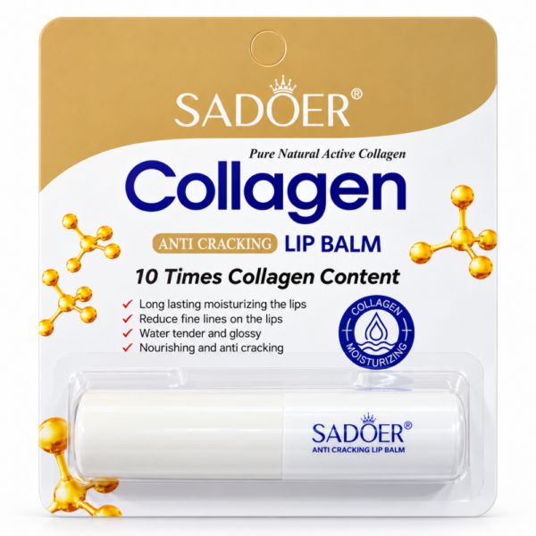 Bálsamo Labial SADOER con Colágeno y Ácido Hialurónico – 2,7 g