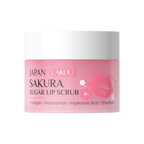 Exfoliante Labial LAIKOU Sakura Exfoliante Labial Sakura con Azúcar – 18 g