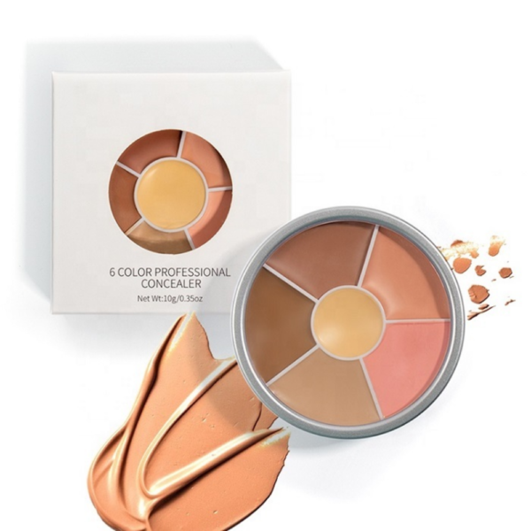 Paleta de Correctores de 6 Tonos para Diseño de Cejas y Labios