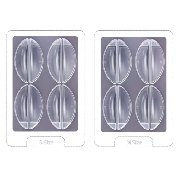 almohadillas de hidrogel para lifting de pestañas tamaños Almohadillas de Hidrogel para Lifting de Pestañas – Paso 1